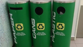 Figure 3 Recycling Bins at Shopping Malls